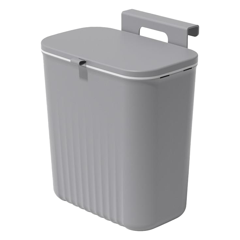 피어니스트 뚜껑있는 걸이형 음식물 쓰레기통, 그레이, 1개 14,700원