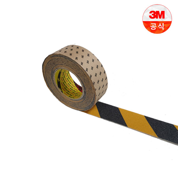 3M 미끄럼방지테이프 보급형 50mm*3M,5M,10M,15M 안전사선, 안전사선(노랑+검정), 1개 30,500원