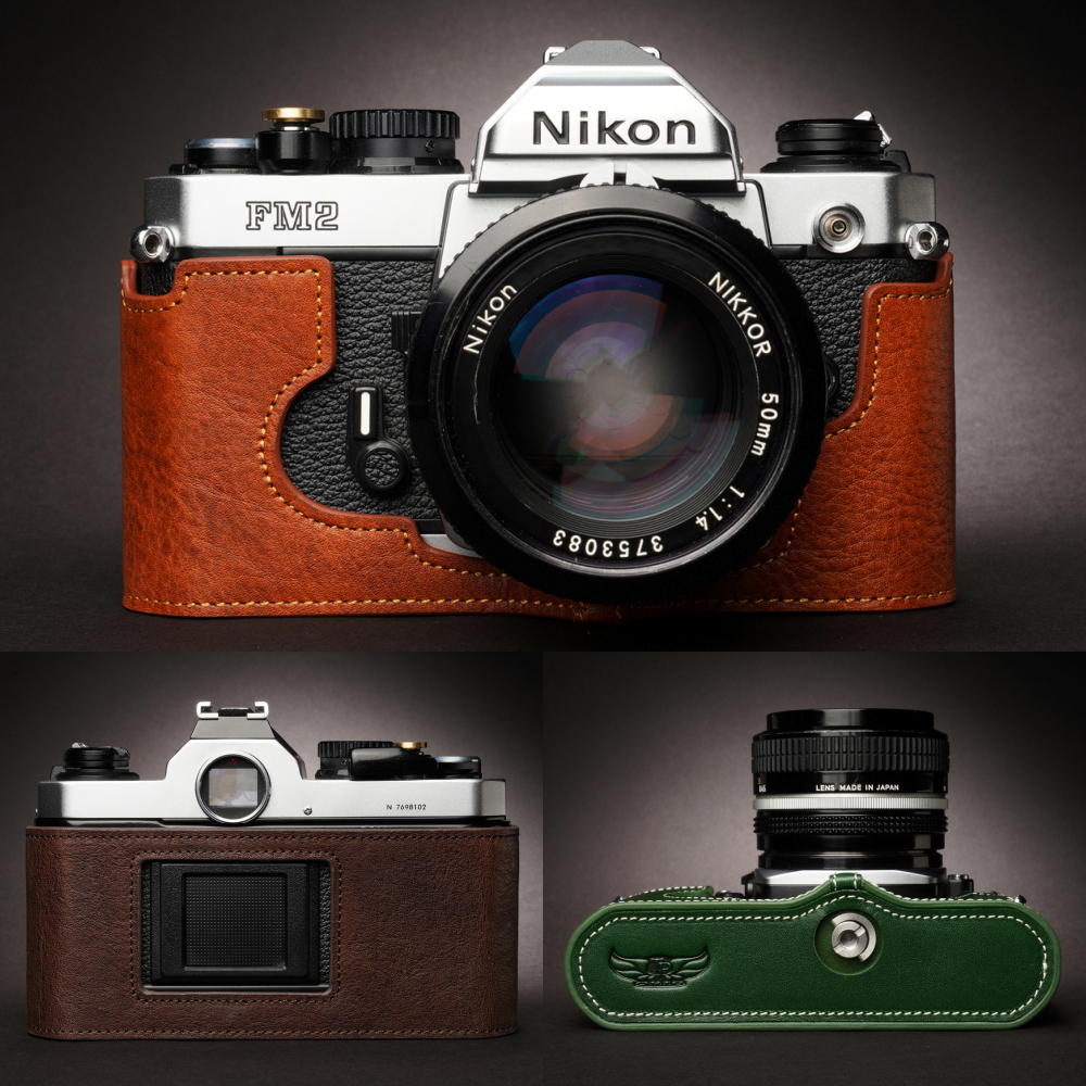 TP 니콘 FM2 카메라 소가죽 하프 케이스 49,900원