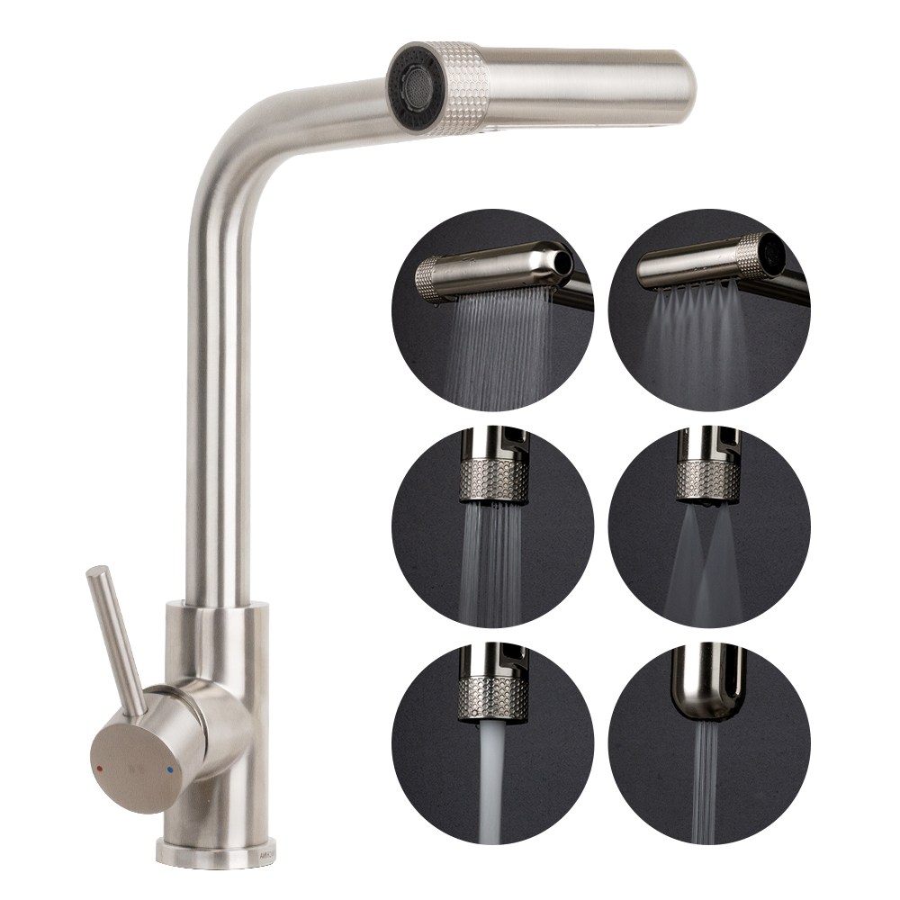 비욘드퍼니싱 6WAY 폭포 싱크대 수전, 1세트 52,900원