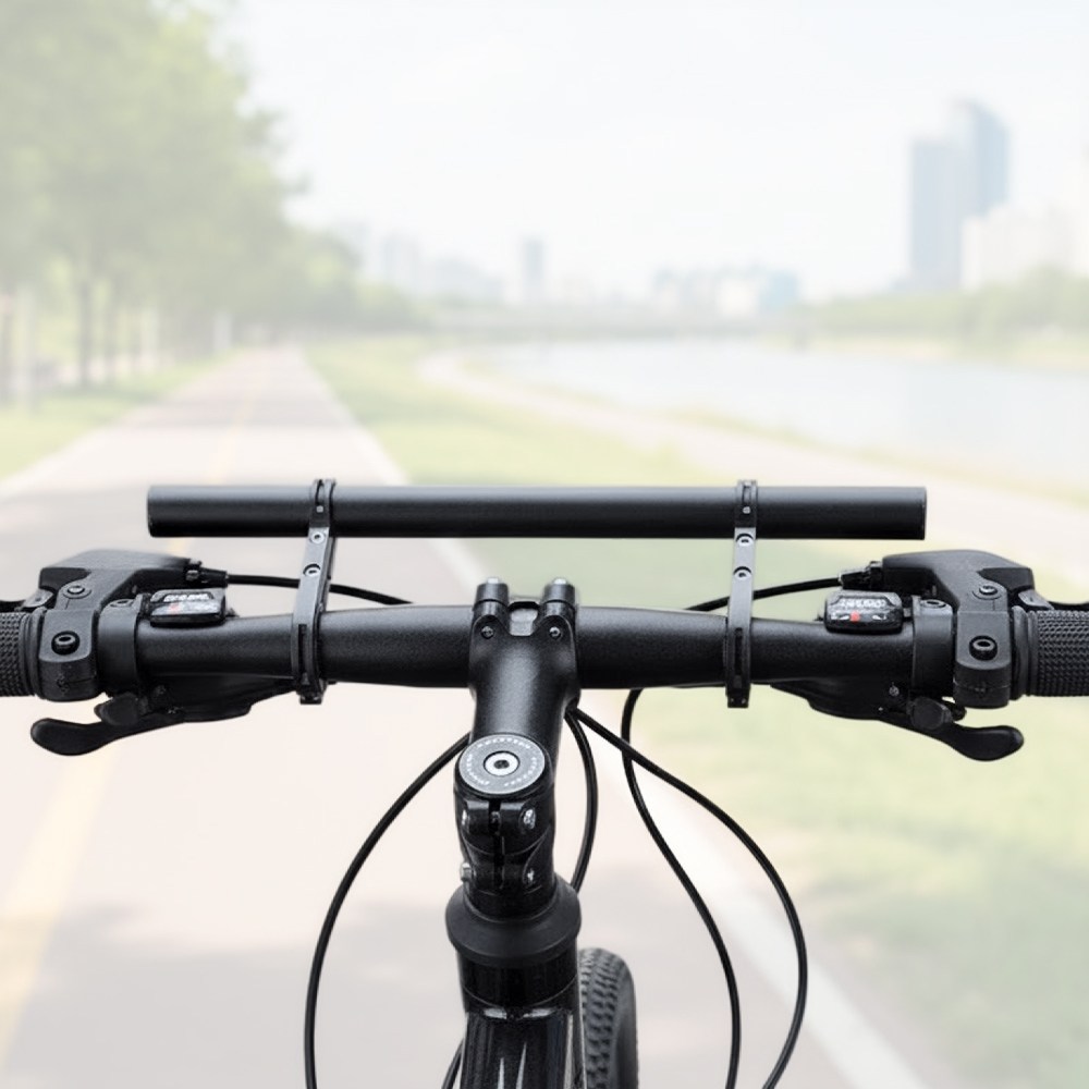 디그램 자전거 핸들 고정 확장 연장바, 1개, 블랙 12,400원