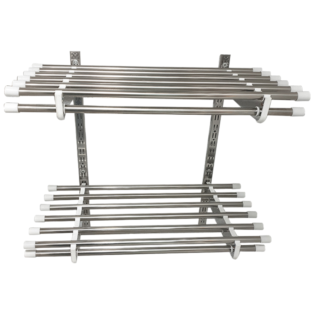 시스템 선반 베란다 수납 1단 세탁실 벽걸이 원목 스텐 벽선반, 파이프 41,220원