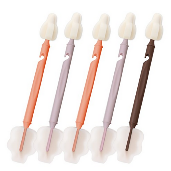 하이비 젖병 젖꼭지 세척솔 몽글이 듀얼와이드솔 5P 20,900원