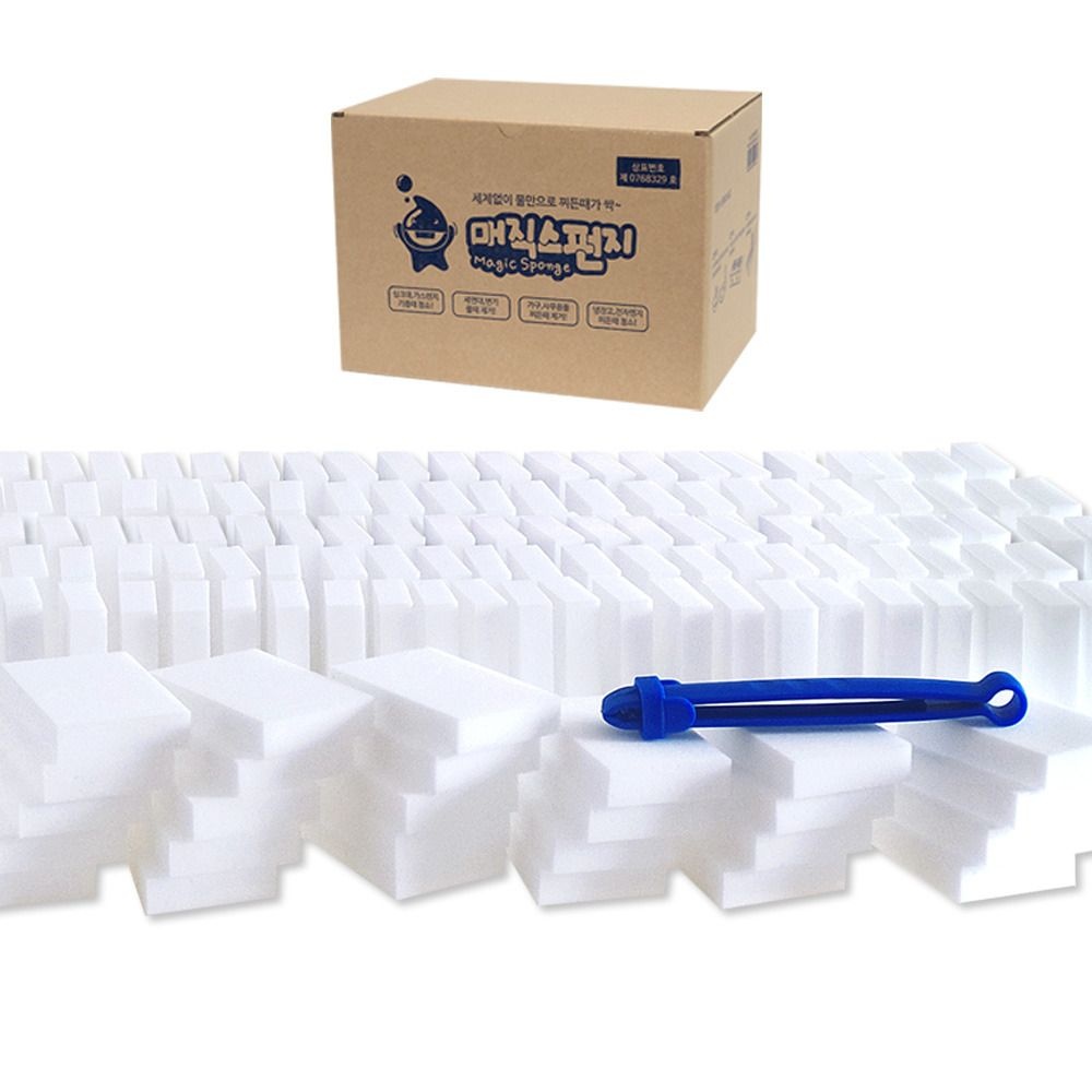 정품 독일 매직스펀지 중형70P+집게/매직블럭/청소 스펀지, 1개 17,900원