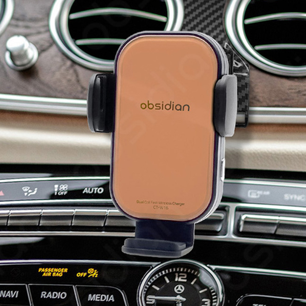 벤츠 E클래스 W213 CLS C257 AMG GT X290 전용 핸드폰 고속 무선충전 거치대, 카멜, CT-W16E+CT-HCM00 36,300원