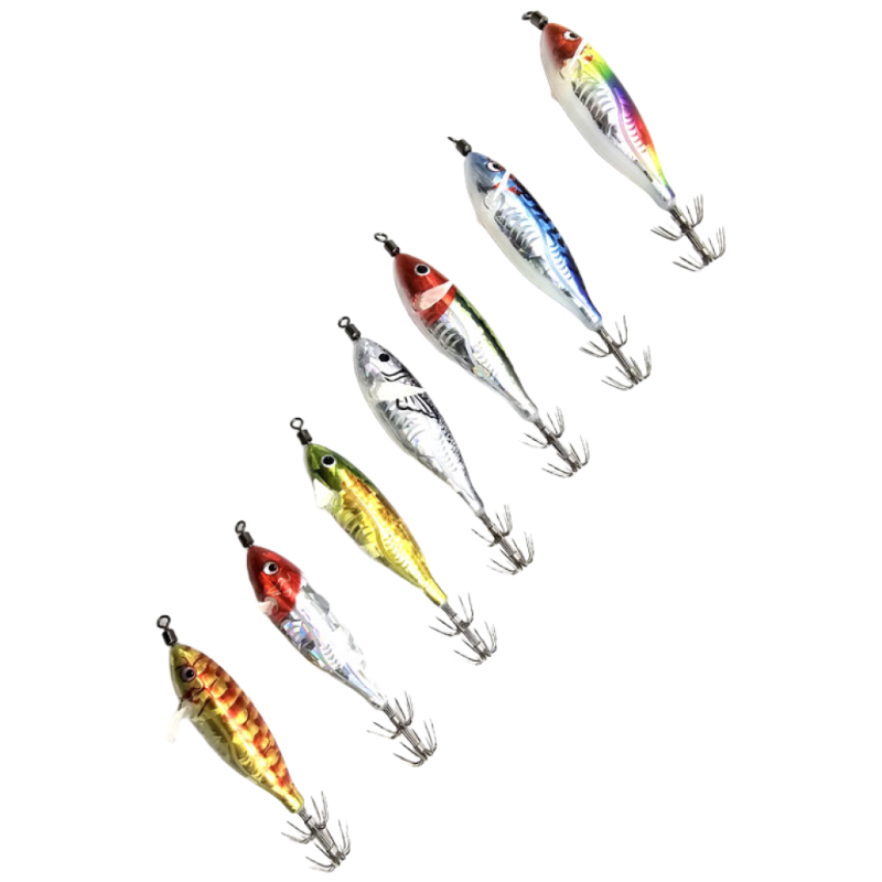 어신피싱 꼬마 에기 7개 세트 쭈꾸미 낚시 문어 두족류 채비, 1개 22,900원