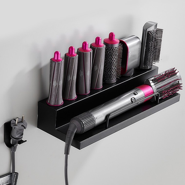 무타공 메탈 벽걸이 7구 드라이기 거치대 다이슨 에어랩 호환용, 1개, 단품 27,900원