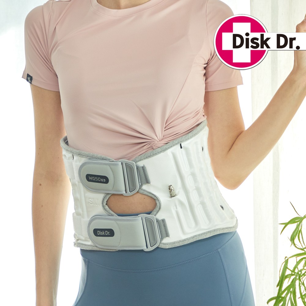디스크닥터 공식 원터치 S 의료용 허리 견인 치료 도움주는 국내생산 의료기기 공기주입식 허리보호대, 1개 241,000원