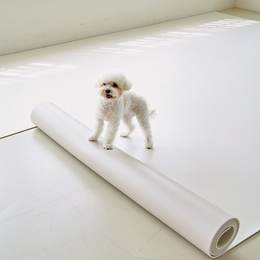 이리로 양면 롤매트 강아지매트 미끄럼방지 애견 방수 거실 복도 셀프시공, 1개, 아이보리/베이지러그 93,600원