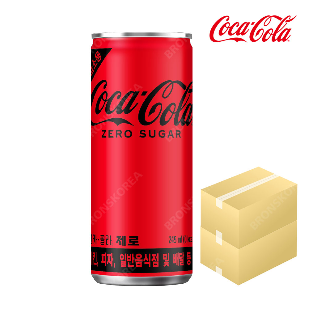 코카콜라 제로 업소용 캔음료, 60개, 245ml 47,290원