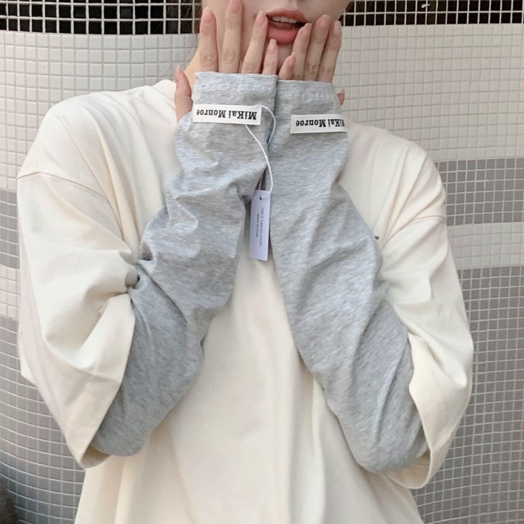 라벨 포인트 여성 손등커버 팔토시 자외선차단 냉감 골프 패션 슬리브 11,400원