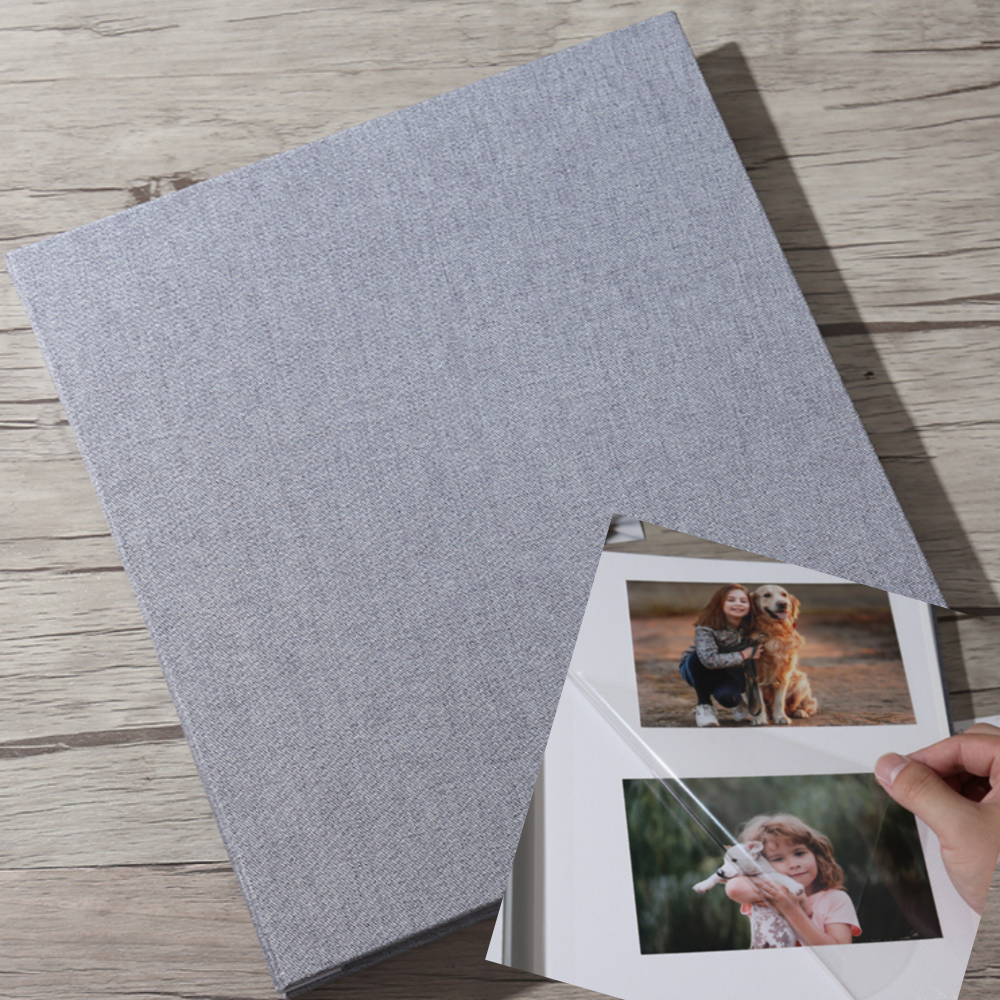 미리모아 초음파 네컷 대용량 접착식 앨범, 120매, 그레이 21,000원