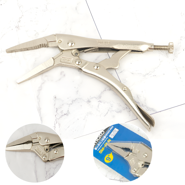 스마토 바이스 롱노즈 플라이어 SM-9LN 락킹 그립 프라이어 공구 8,700원