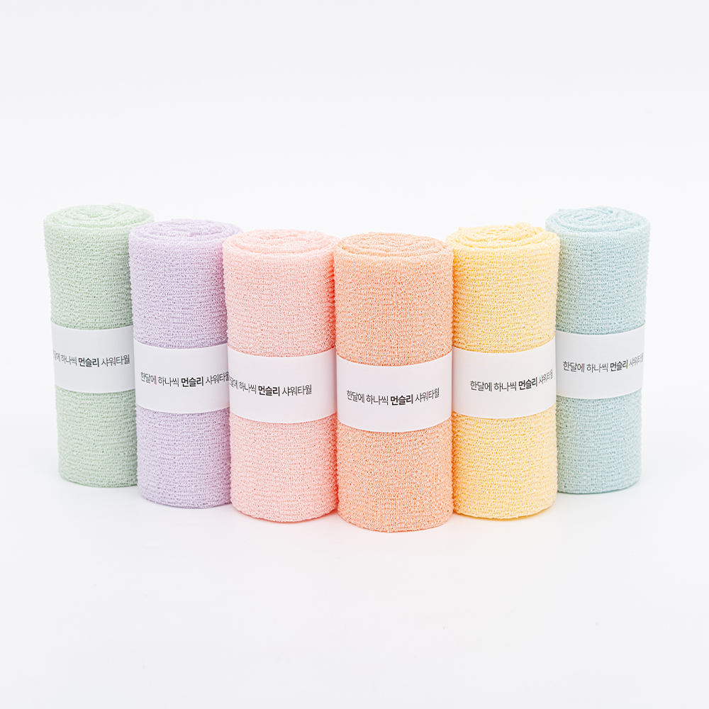 폴인홈 한달에 하나씩 먼슬리 클린 샤워타월 파스텔 에디션 13,900원