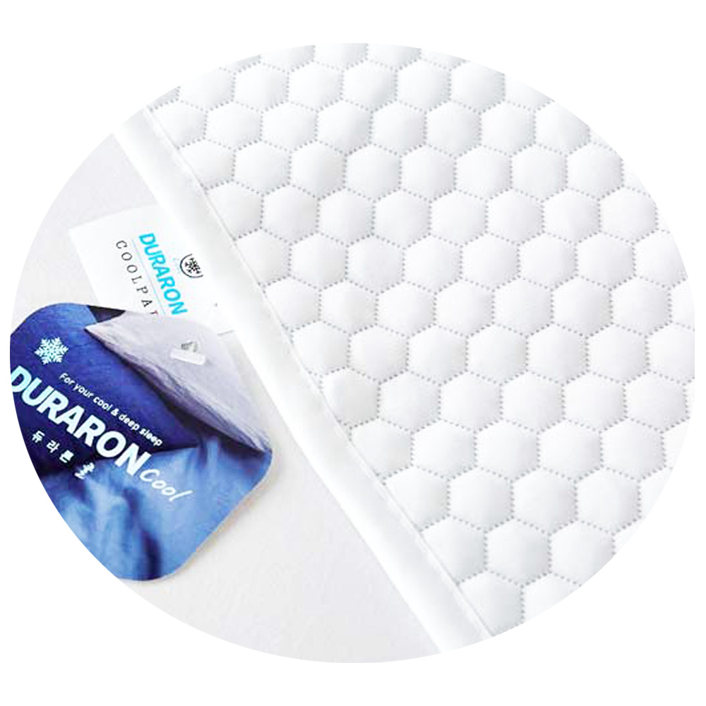 [SUNRISE MALL] 휴비스 정품 듀라론 퓨어 아이스 냉감 쿨 패드 / 화이트 / 국산 쿨매트 침대패드 냉감패드 쿨링패드 콜드키퍼 10,000원