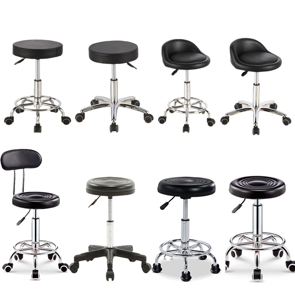 작업 보조 진찰용 병원의자 미용실 네일샵의자 높이조절의자, 244검정오발 32,600원