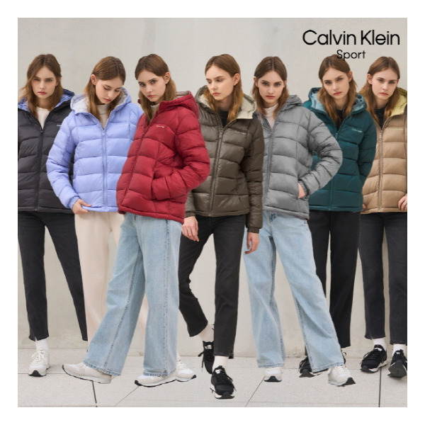 [캘빈클라인스포츠] 여성 스펙트럼 패딩 점퍼 89,000원