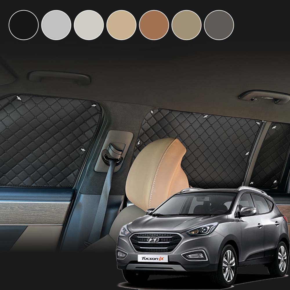 투싼ix(09년-15년)차박커튼 풀세트 한대분 앞+뒤+3열+트렁크구성 캠핑 차량암막커튼 자동차 햇빛가리개 차량창문가리개 자외선차단 햇빛차단, 1세트, 블랙 78,900원