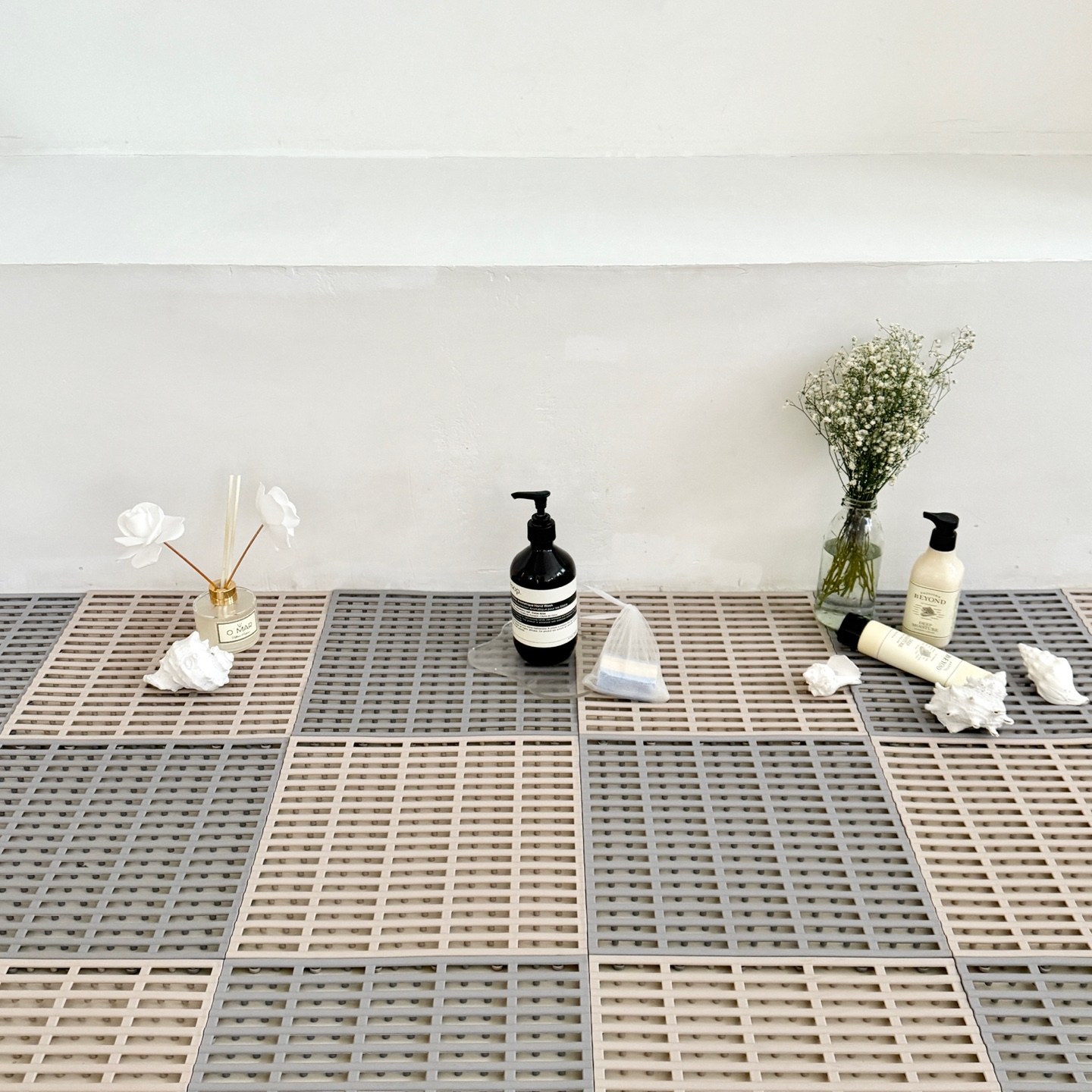 데보코 고급형 미끄럼방지 다용도 화장실 퍼즐매트 6개입, 그레이, 1세트 13,800원