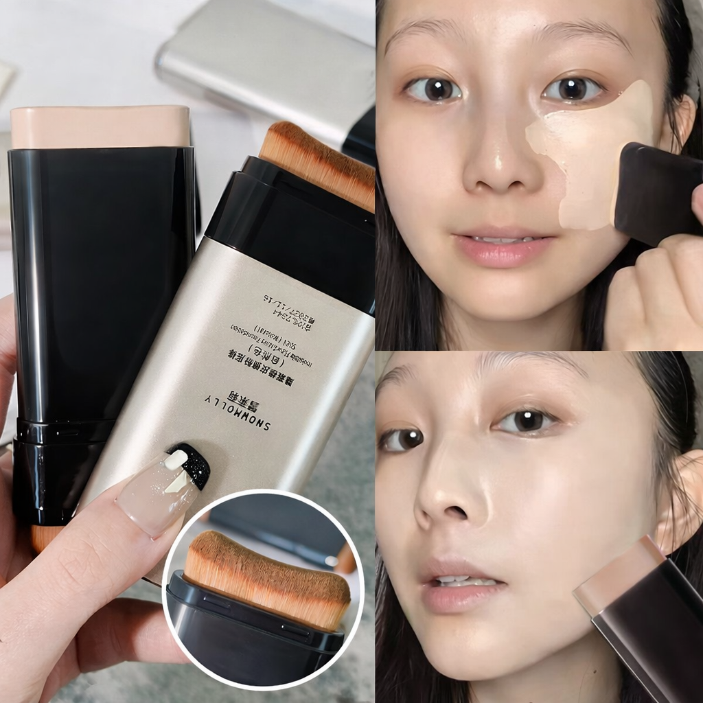 땀 방지 파운데이션 스틱 파운데이션스틱 잡티커버컨실러 스틱파운데이션 수분감 듀얼 헤드 파운데이션 스틱 스틱파운데이션 남자, 01#네츄럴, 2개 28,500원