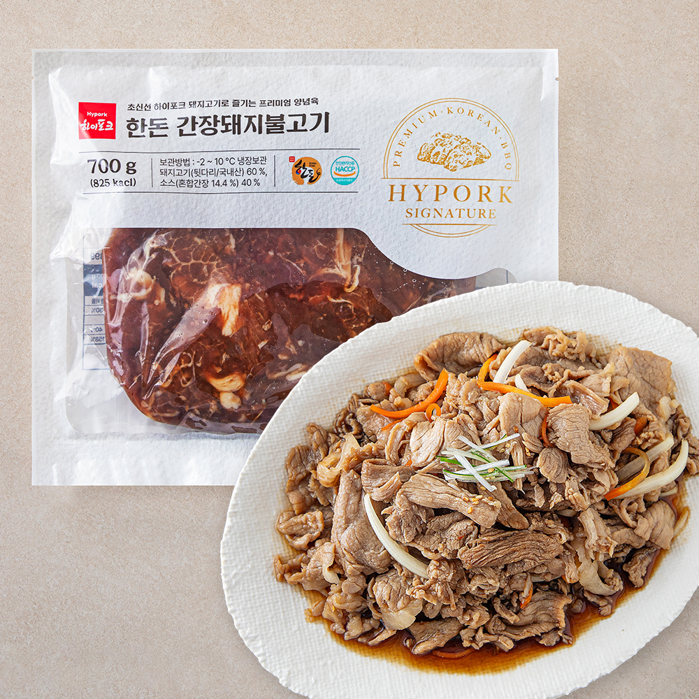 [로켓프레시] 하이포크 한돈 간장 돼지 불고기, 700g, 1개 10,990원