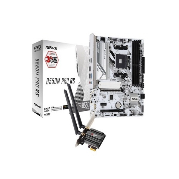 [ASRock] B550M Pro RS + WiFi6E 랜카드 패키지 디앤디컴 (AMD B550/M-ATX) 173,000원