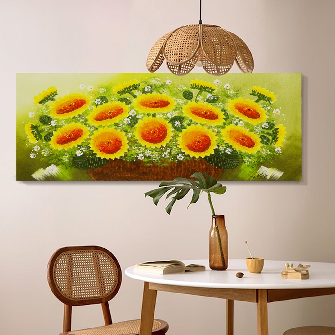 풍수 돈들어오는그림 해바라기그림 개업 선물 집들이 금전운 와이드 거실 인테리어 캔버스 그림액자 10종 330,000원