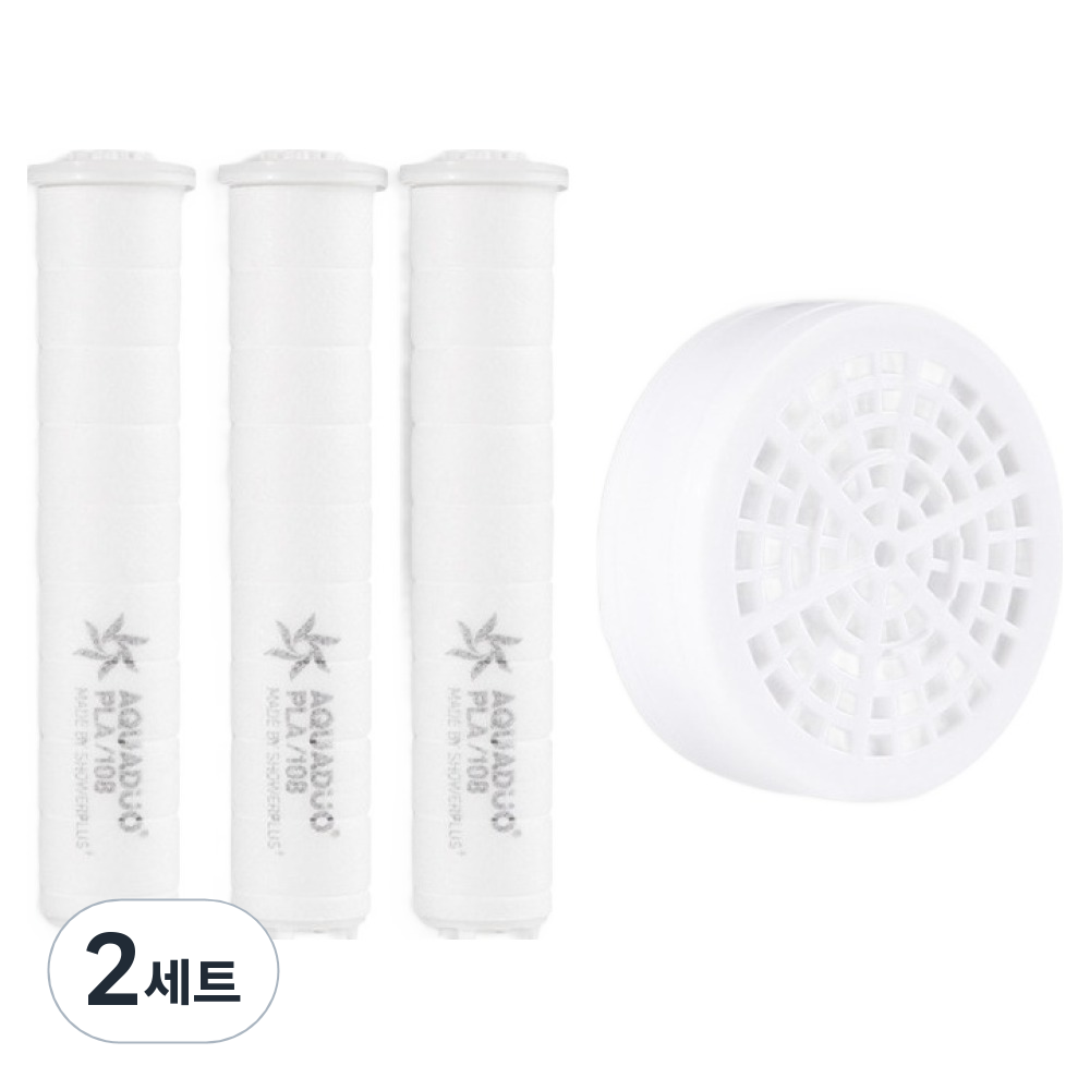 아쿠아듀오 블라썸 샤워기 PLA 리필필터 3p + 헤드필터 세트 43,800원