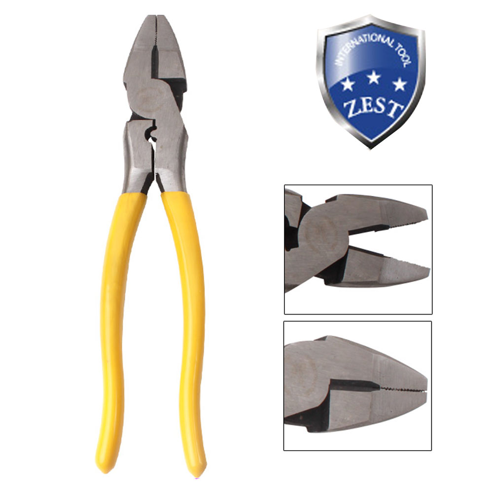 제스트 강력 압착 펜치 Z-CP225 9인치 225MM 압착뺀찌 압착뺀치, 1개 10,000원