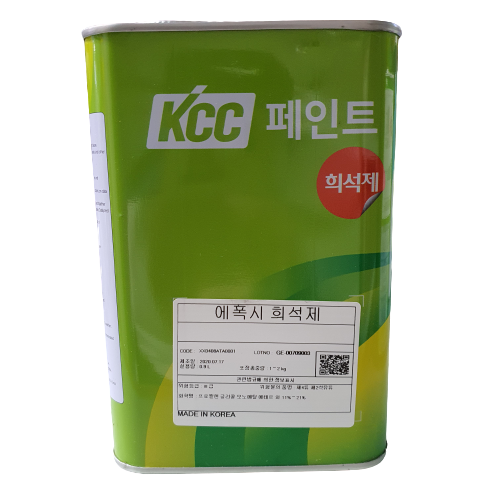 유성페인트 THINNER 신너 신나 희석제 KCC정품 4L 에나멜 락카 에폭시 우레탄 아크릴 코트 24,000원