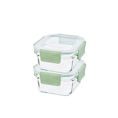 글라스락 퓨어 릴렉스 그린 정사각 밀폐용기 7,740원