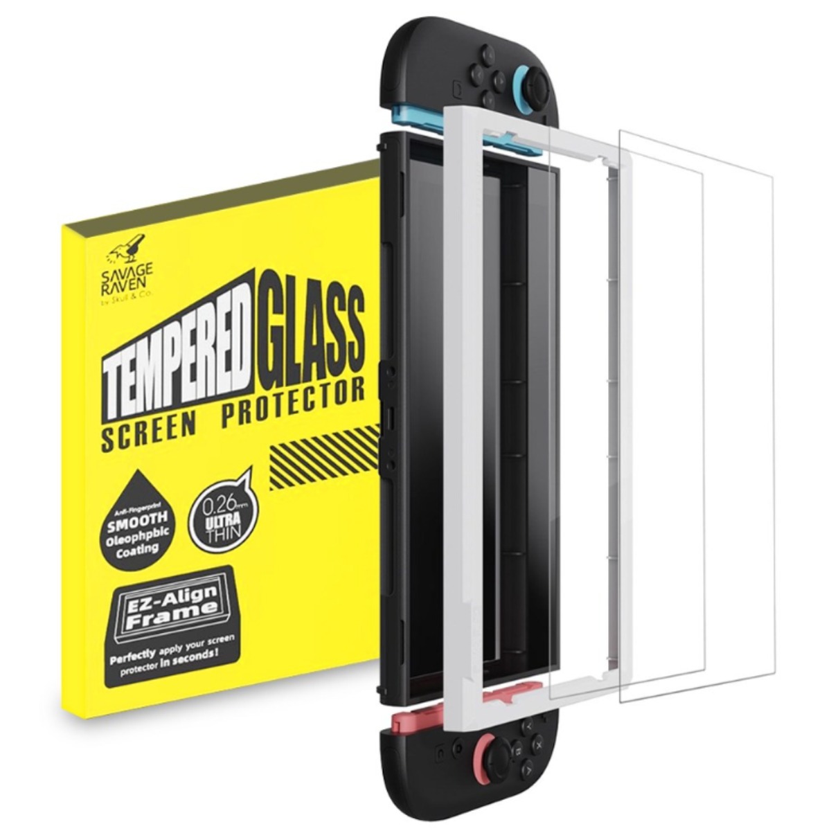 닌텐도 스위치2 액정보호필름 강화유리 스컬앤코 이지얼라인 저반사 2매 14,500원