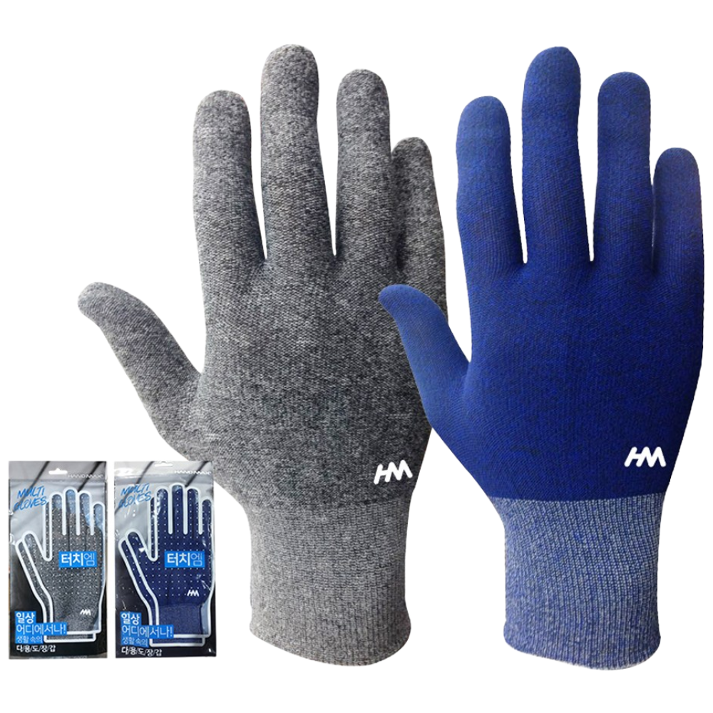 핸드맥스 터치엠 PVC 돗트 미끄럼 방지 나일론 장갑 9,500원