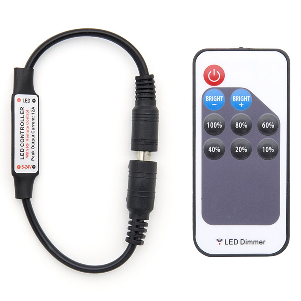 컴스 LED 컨트롤러 DC 전원 리모콘 Dimmer 5,210원