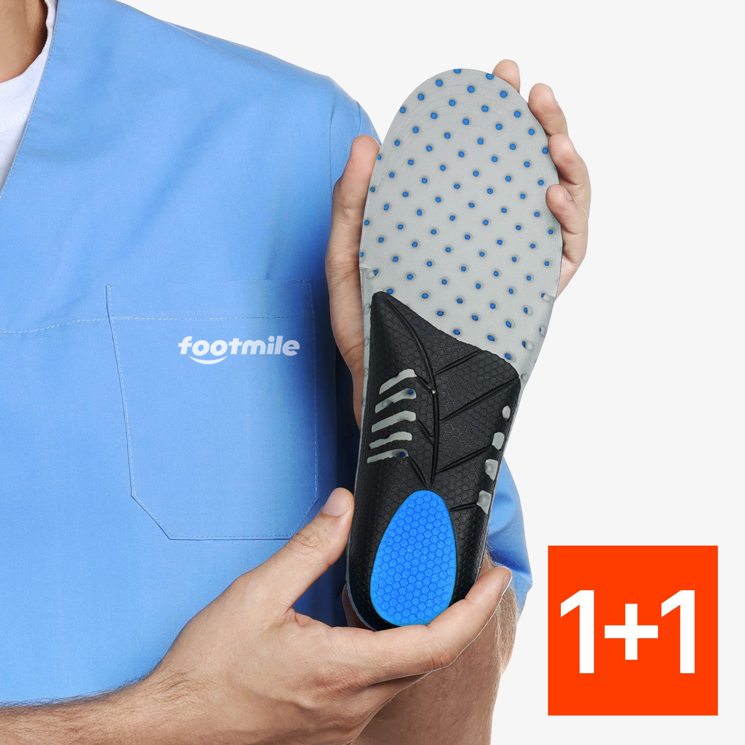 풋마일 아치 플러스 기능성 깔창 평발 족저근막 쿠션 전투화 안전화 등산화 운동화 인솔 13,680원
