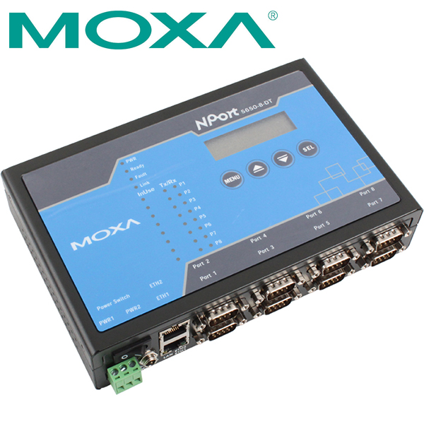 MOXA NPort5650-8-DT 8포트 RS232/422/485 디바이스 서버, 상세페이지 참조 1,140,000원