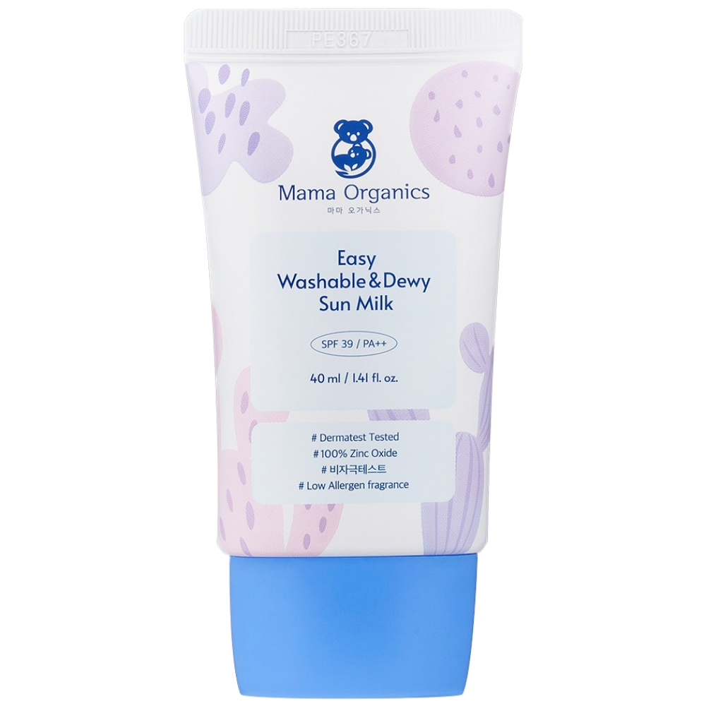 마마오가닉스 이지워시 촉촉 선밀크 백탁제로 논나노 무기자차  SPF 39 PA ++ 13,490원