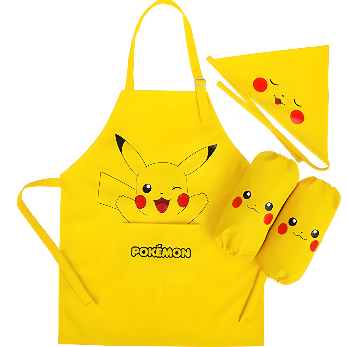 포켓몬스터 아동용 방수 피카 앞치마 + 토시 + 두건 세트 PP079 13,290원