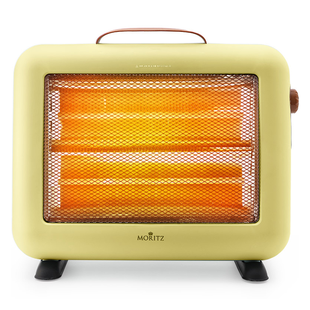 모리츠 감성 레트로 2단 쿼츠 히터, 옐로우, MEH-1Y2000HJ 34,490원