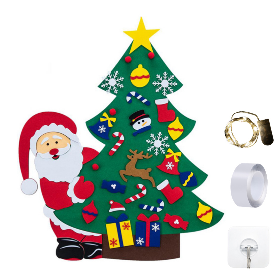 DIY 크리스마스 부직포 트리 펠트 벽트리 만들기 올인원 키트 12,900원