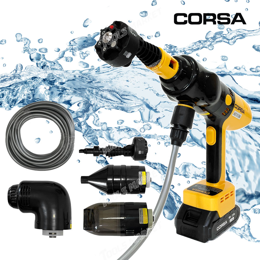 코르사 멀티 고압세척기 4IN1 베어툴 배터리 세트 선택 세차건 미니 청소기 흡입 송풍 173,500원
