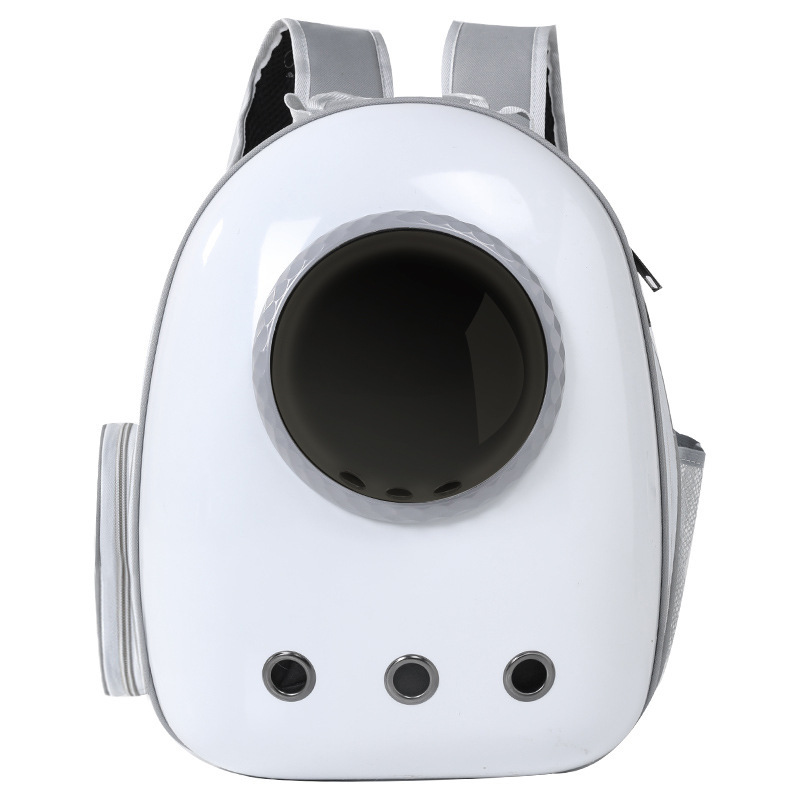 [대용량] 반려동물 이동가방 접이식 백팩 캣캐리어 강아지 캐리어 메쉬 터치창 측면 상하 개방 통풍 애견 애묘 가방 휴대용 여행 가방, 1개, 흰색 16,000원