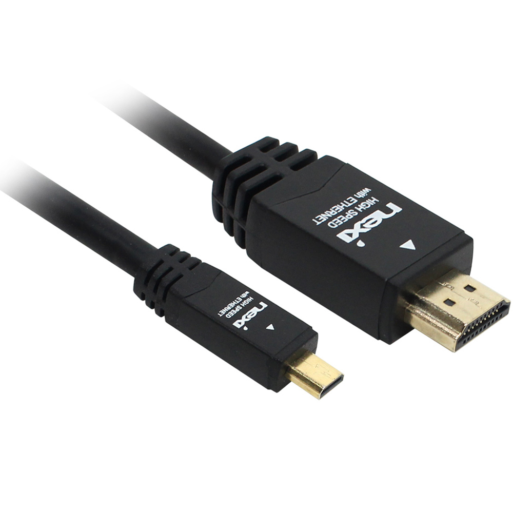넥시 MICRO HDMI to HDMI 케이블, NX-HD14020-MICRO, 혼합색상 4,200원