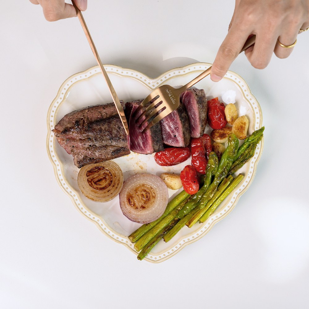 빈티지 미뉴엣 하트 접시 엔틱 플레이팅 카페 브런치 45,000원