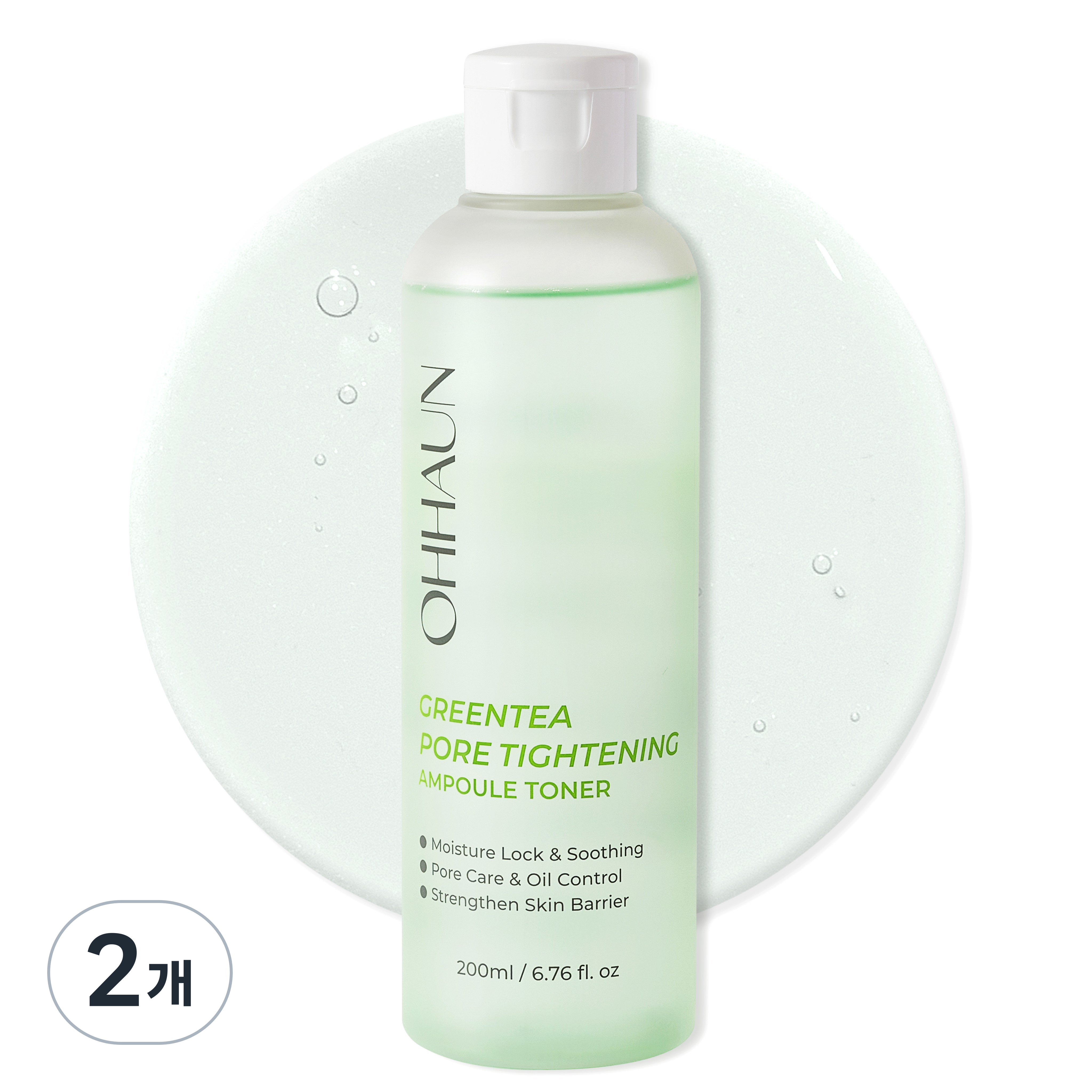 오하운 그린티 포어 타이트닝 앰플 토너, 2개, 200ml 30,370원