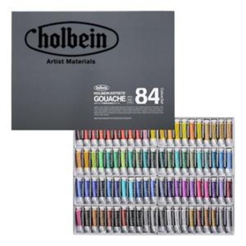 홀베인 수채화 과슈 15ml 5색 12색 18색 24색 84색 세트  (옵션선택) 70,200원