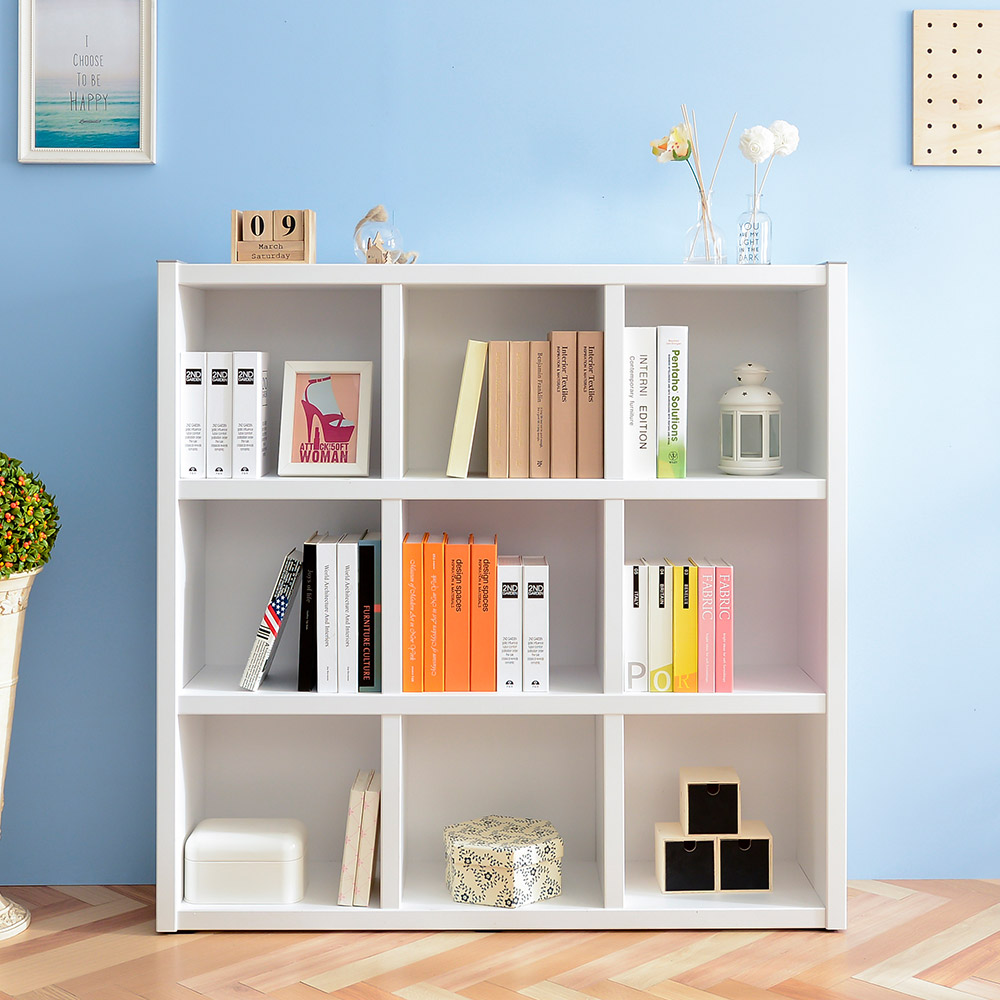 공간사이 큐브 1200 3단 A형 오픈책장, 화이트 53,900원