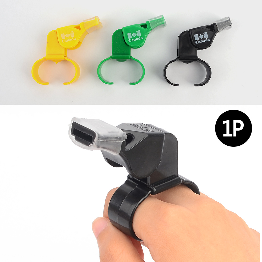 심판용 핑거그립 휘슬 손가락 호루라기 3개 축구호각, 혼합, 1세트 6,450원