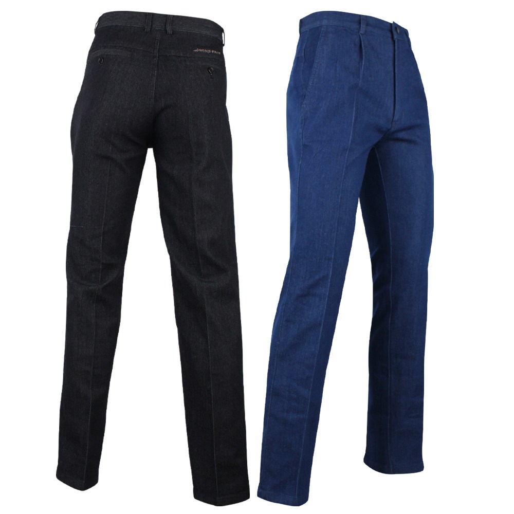 2장 [더빅보스] 봄가을 남성용 스판 원턱 작업 청바지_데님팬츠 28~44 인치 블랙 블루 진 하의 B2341 28,700원