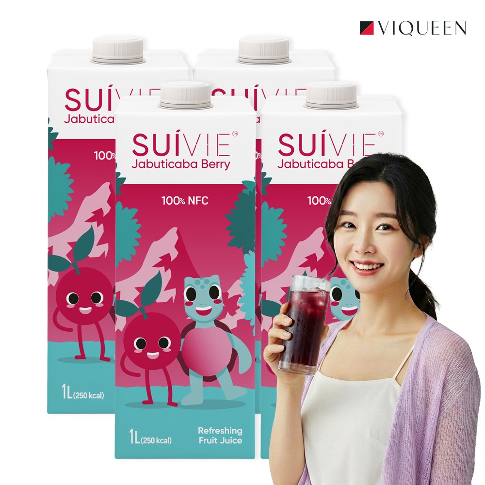 네오푸드 스위스직수입 수이비 자보티카바NFC, 거북이 주스 1팩, 4개, 1L 46,890원